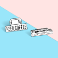 Pikkukuva 4 / 10: Rintaneula rintaneula NEED COFFEE NEED COFFEE Need Coffee