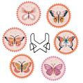 Pikkukuva 1 / 10: 6 kpl / set DIY Diamond Painting Coaster Table Placematto EE E