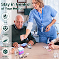 Miniatyrbilde 3 av 10: 2 STK 12 Grid Pill Box Daily Pill Case HVIT White