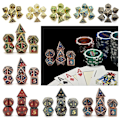 Pikkukuva 5 / 10: 7 kpl / set DND metallinoppaa monitahoinen noppa 05 05 05