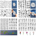 Miniatyrbild 7 av 10: 2 st Stickade Broderipapper Handsy Stabilizer D D D