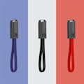 Miniatyrbild 10 av 10: USB -datakabel Snabbladdningskabel BLÅ FÖR ANDROID FÖR ANDROID Blue For Android-For Android