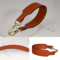 Miniatyrbillede 7 af 10: Læder håndtaske strop Firkantet clutch taske håndtag APRIKOS Apricot