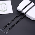 Miniatyrbillede 1 af 9: 1 Par BH Strap BH Skulderstropper SORT 2,2CM Black 2.2cm