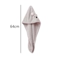 Pikkukuva 2 / 10: Pyyhe Bath Cap Hiustenkuivaava pyyhe GREY Gray