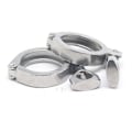 Miniatyrbillede 3 af 7: 2 stk 1,5" Sanitær Tri-clamp Tri Clamp Clover Sanitærrør