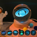 Miniatyrbild 4 av 10: Crystal Ball Lights Planet 3D -pallolamppu 4 4