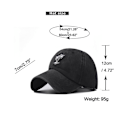 Miniatyrbilde 3 av 10: Coconut Tree Brodery Baseball Caps Distressed Faded Cap WINE wine red