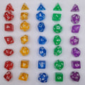 Miniatyrbillede 7 af 8: 7 stk/sæt DND-terninger Polyhedriske terninger STYLE 10 STYLE 10 Style 10