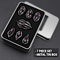Miniatyrbild 7 av 10: 7st DND Metal Dice Set Game Dice 04 04 04