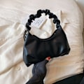 Miniatyrbillede 1 af 10: Muleposer Underarm Håndtaske SORT black