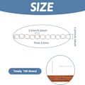 Miniatyrbilde 3 av 3: Sølv Twist Chains Twist Extender Chains Kjeder Halskjede