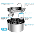 Pikkukuva 9 / 10: Cat Water Fountain Automaattinen juoma EU PLUG EU PLUG EU Plug