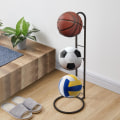 Miniatyrbilde 7 av 10: Balloppbevaringsstativ Ballskjermstativ SVART Black