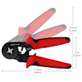 Miniatyrbilde 2 av 10: 1200 STK Ferrule Crimping Tools Set Crimptang End Cord Lug
