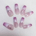 Miniatyrbild 2 av 10: French Fake Nails Ballerina False Nail 1 1 1