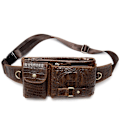 Miniatyrbillede 1 af 10: Ægte læder Fanny Pack 05 05 05