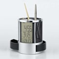 Miniatyrbillede 1 af 9: Blyantholder Digital LCD SORT black