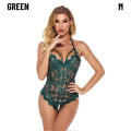 Miniatyrbild 1 av 10: Lace Bodys Underkläder Nattkläder-Underkläder GREEN M green M