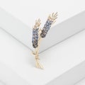 Miniatyrbilde 1 av 8: 2stk Brosjer Wheat Lapel Pins BLÅ Blue
