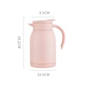 Miniatyrbillede 2 af 10: 900ML Termokande Vakuum Kedel SORT Black