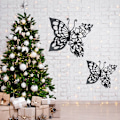 Pikkukuva 4 / 10: Butterfly Silhouette Butterfly Ornaments L L