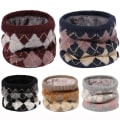 Miniatyrbilde 5 av 10: Strikket Neck Gaiter Neck Warmer VINRØD wine red