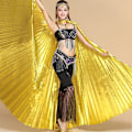Pikkukuva 5 / 10: Belly Dance Wings Isis Wings GOLD OPEN OPEN Gold Open-Open