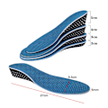 Miniatyrbild 4 av 10: Memory Foam Invisible Height Öka innersulor BLÅ-4CM Blue-4cm