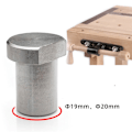 Miniatyrbilde 6 av 8: Arbeidsbenkpinne Arbeidsbenkstoppere SORT 19MM 19MM black 19mm-19mm