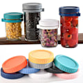 Miniatyrbilde 9 av 10: 6stk Mason Jar Lokk 70mm 86mm SVART FOR 70MM6STK 6STK black for 70mm6pcs-6pcs
