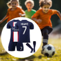 Pikkukuva 5 / 6: 3 osainen jalkapallopaitasetti, jalkapalloharjoitusasu, nro 7 Mbappe 24