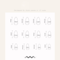 Miniatyrbilde 2 av 10: 24stk False Nails Long Almond XR-01 XR-01 XR-01