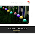 Pikkukuva 4 / 10: Mushroom Fairy Light Fairy String Lights VÄRIT-3.8M12LED Colorful-3.8M12LED