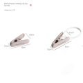 Miniatyrbilde 2 av 10: Plasttetningsklemme Lufttørkeklemme ROSA(TAU)-12 STK Pink(Rope)-12pcs