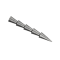 Miniatyrbilde 7 av 10: 10/20stk Fiske Tungsten fall Innsats Fiskevekter 0.6g-20pcs