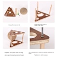 Miniatyrbilde 2 av 10: Cat Scratch Ball Board Cat-klatrestativ A A A
