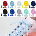 Miniatyrbilde 7 av 10: 2par No Tie Skolisser Sneakers Skolisser LYSGRÅ light grey