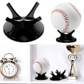 Miniatyrbillede 7 af 10: Golfbold Display Stativ Sport Bold Stander SORT Black