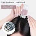 Pikkukuva 7 / 10: Scalp Applicator Liquid Comb hiusten päänahan hoitoon SININEN Blue