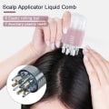 Pikkukuva 7 / 10: Scalp Applicator Liquid Comb hiusten päänahan hoitoon VALKOINEN White