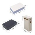 Miniatyrbilde 8 av 10: 1/2 stk Elektronisk prosjektboks Vanntett deksel Prosjekt GRÅ Grey 2pcs-2pcs