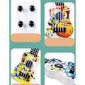 Miniatyrbilde 9 av 9: Simulering gitar mini ukulele A A A