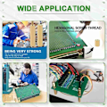 Miniatyrbilde 8 av 10: 180 stk Hex Messing Spacer Sortiment Kit Standoff skruemutter