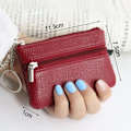 Pikkukuva 2 / 10: 2kpl Mini Short Wallet PU-nahkainen PUNAINEN red