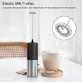 Miniatyrbilde 7 av 9: Elektrisk Melkeskummer SORT MED STATIV MED STATIV Black With Stand-With Stand