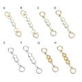 Miniatyrbild 3 av 10: 2st Pearl Extension Chain Bag Strap Extender C C C
