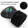 Miniatyrbild 9 av 9: Golf Club Head Covers Golf Wood Cover VIT FAIWAY COVER FAIWAY White Faiway Cover-Faiway Cover