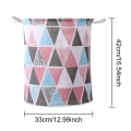 Pikkukuva 4 / 10: Kokoontaittuva pyykkikori Home Organizer VÄRIKOLLISUUS Colorful Triangle