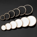 Miniatyrbilde 3 av 10: 10 stk Metallknapper Hodeplaggklemme HVIT 20MM White 20mm